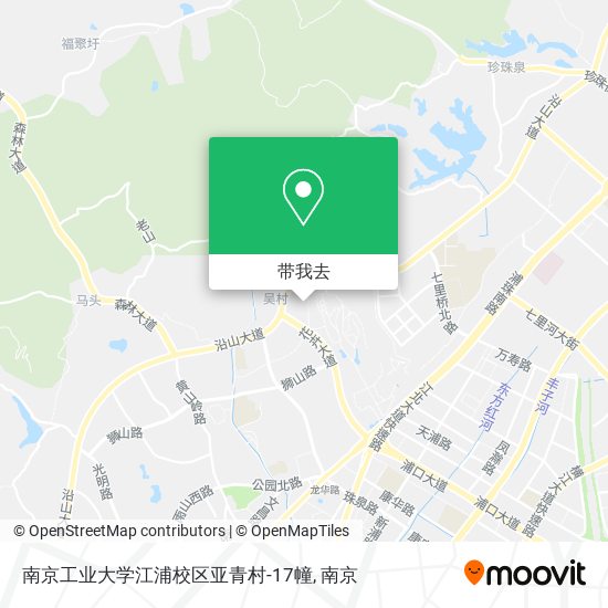 南京工业大学江浦校区亚青村-17幢地图