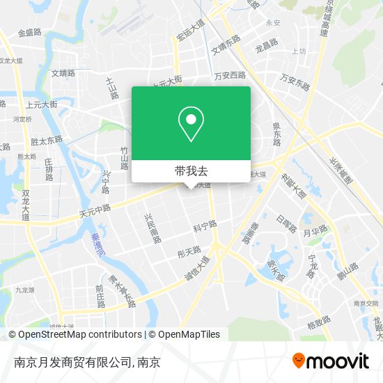 南京月发商贸有限公司地图