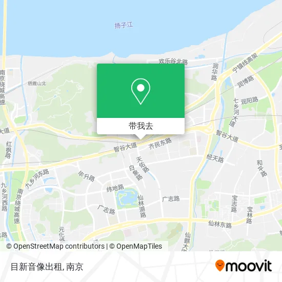 目新音像出租地图