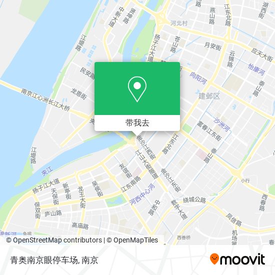 青奥南京眼停车场地图