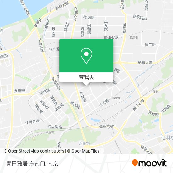 青田雅居-东南门地图