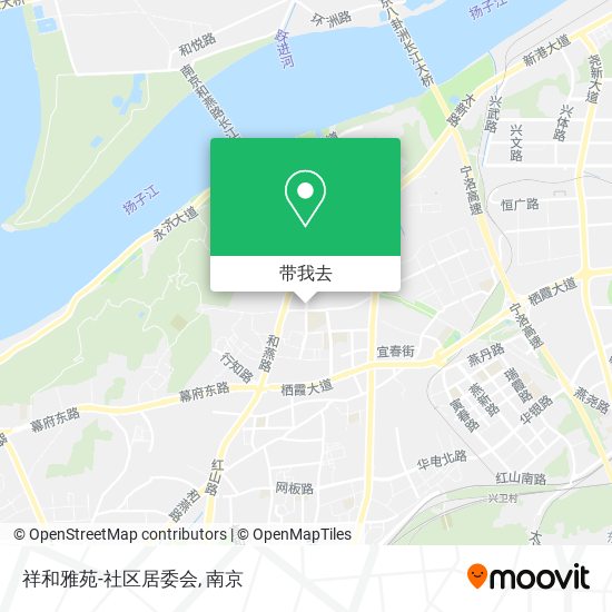 祥和雅苑-社区居委会地图