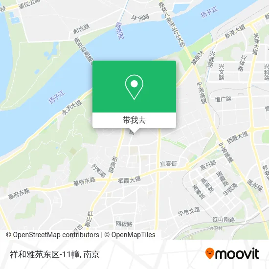 祥和雅苑东区-11幢地图