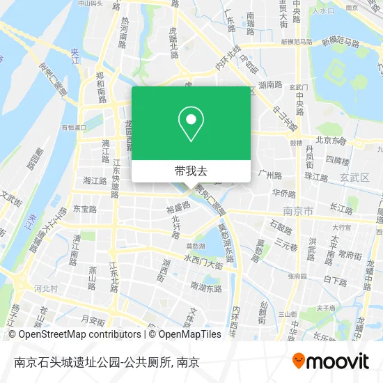 南京石头城遗址公园-公共厕所地图
