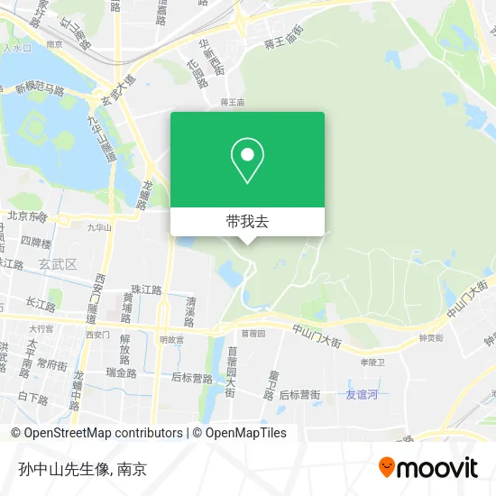 孙中山先生像地图