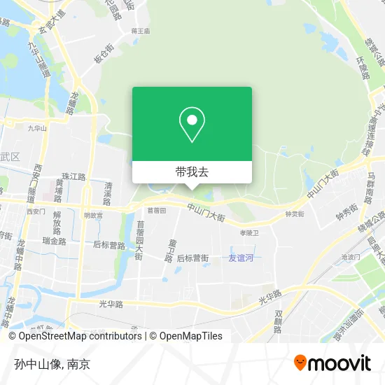 孙中山像地图