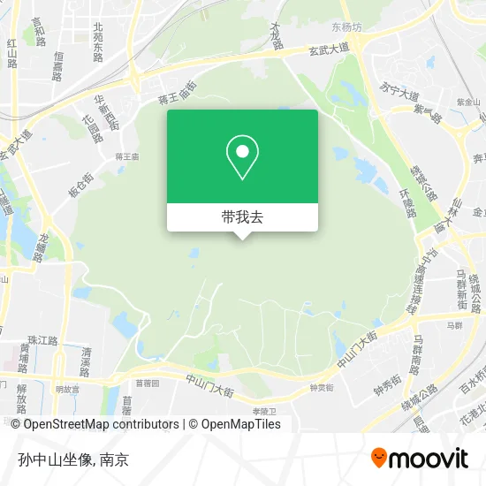 孙中山坐像地图