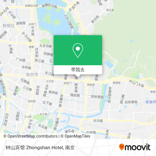 钟山宾馆 Zhongshan Hotel地图