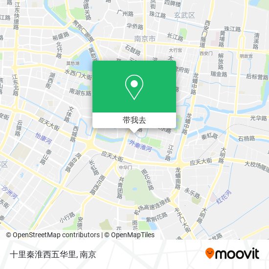十里秦淮西五华里地图