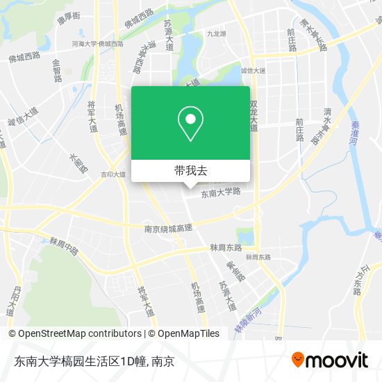 东南大学槁园生活区1D幢地图