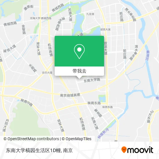 东南大学槁园生活区1D幢地图