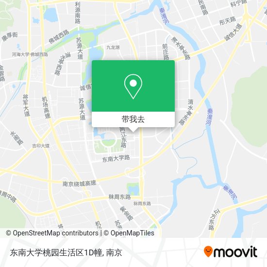 东南大学桃园生活区1D幢地图