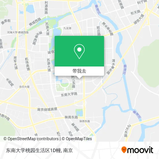 东南大学桃园生活区1D幢地图
