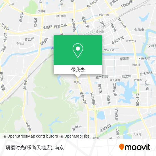 研磨时光(乐尚天地店)地图