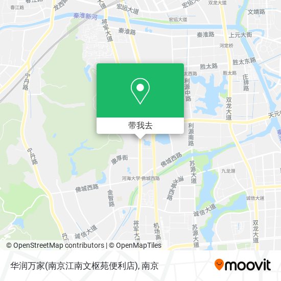 华润万家(南京江南文枢苑便利店)地图