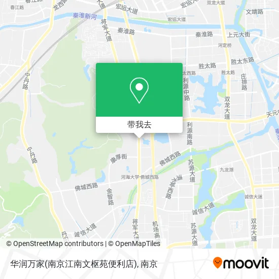华润万家(南京江南文枢苑便利店)地图