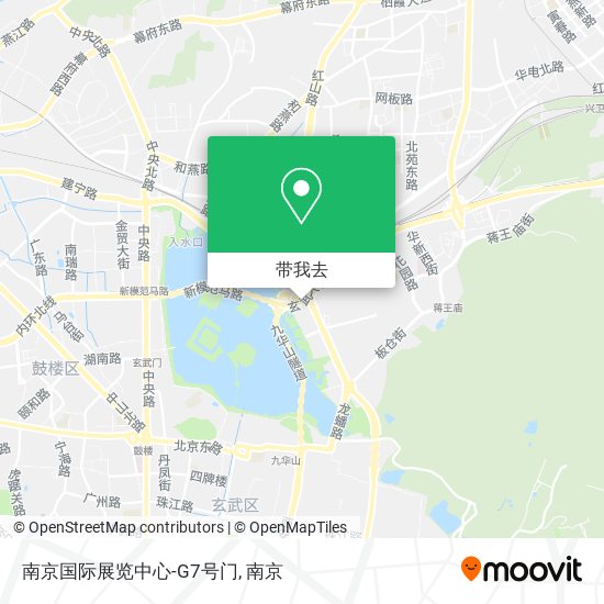 南京国际展览中心-G7号门地图