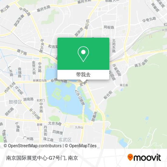 南京国际展览中心-G7号门地图