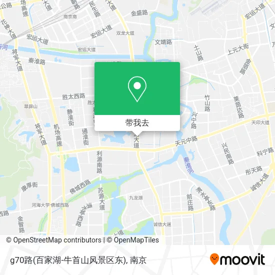 g70路(百家湖-牛首山风景区东)地图