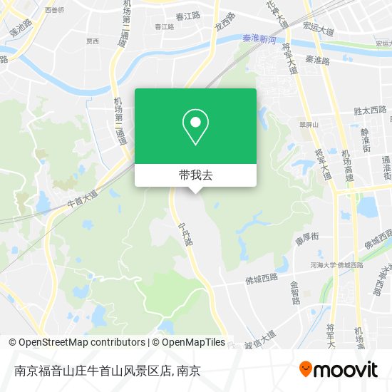 南京福音山庄牛首山风景区店地图