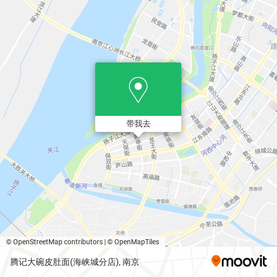腾记大碗皮肚面(海峡城分店)地图