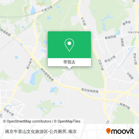 南京牛首山文化旅游区-公共厕所地图
