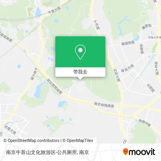 南京牛首山文化旅游区-公共厕所地图