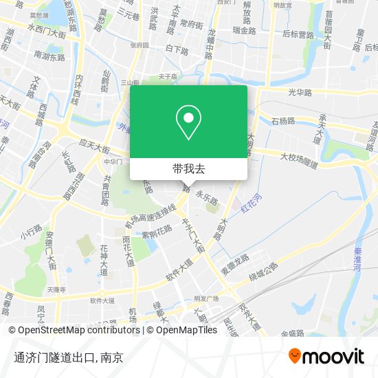 通济门隧道出口地图