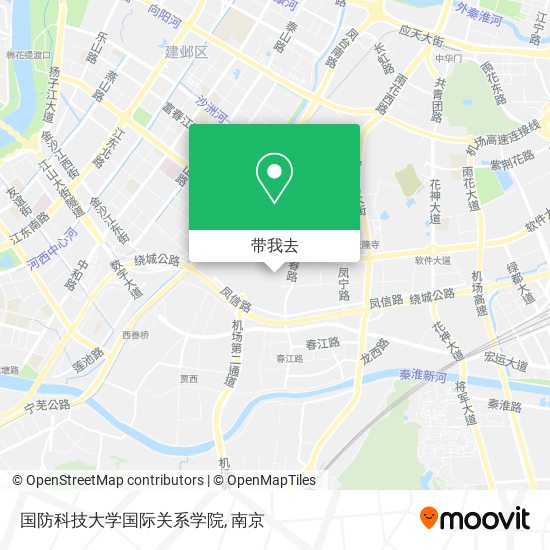国防科技大学国际关系学院地图