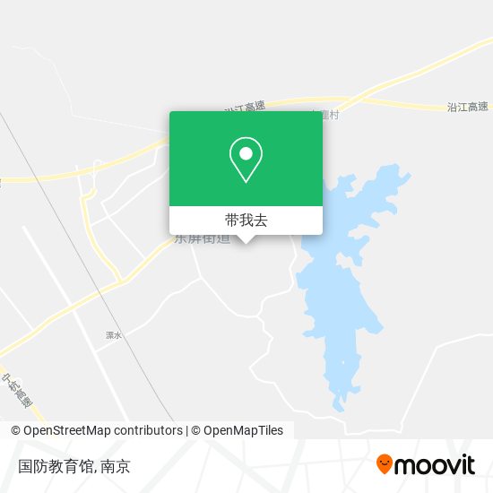国防教育馆地图