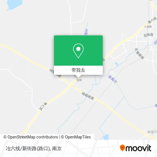 冶六线/新街路(路口)地图