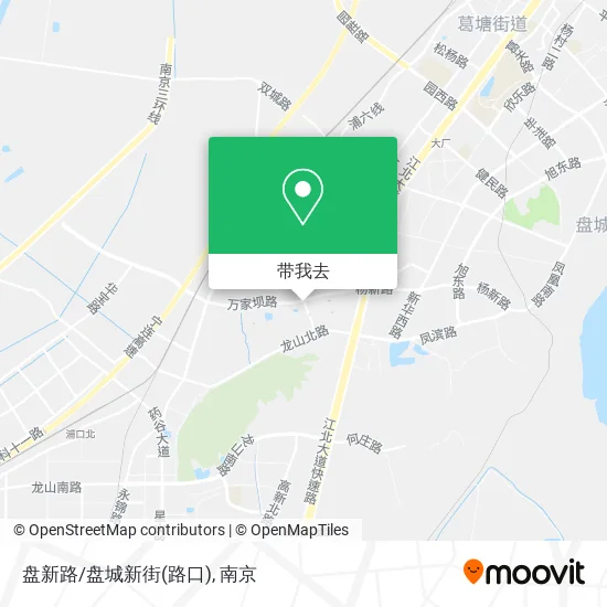 盘新路/盘城新街(路口)地图