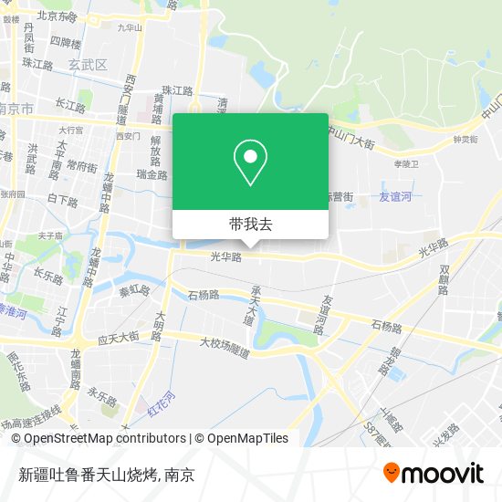 新疆吐鲁番天山烧烤地图