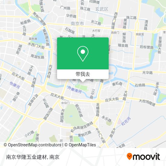 南京华隆五金建材地图