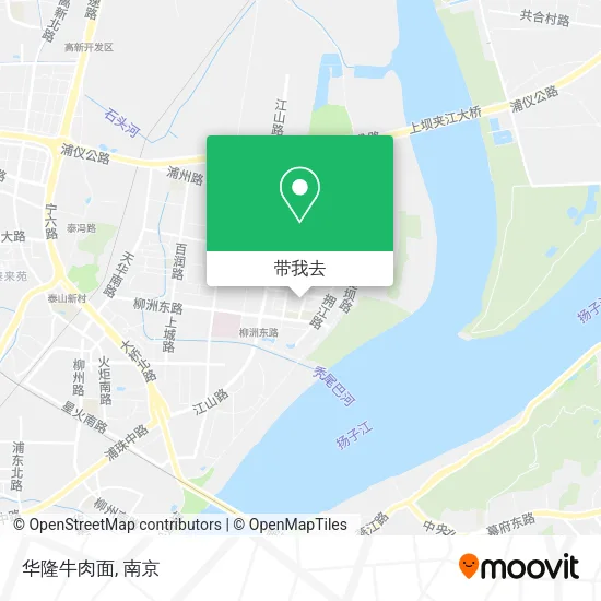 华隆牛肉面地图