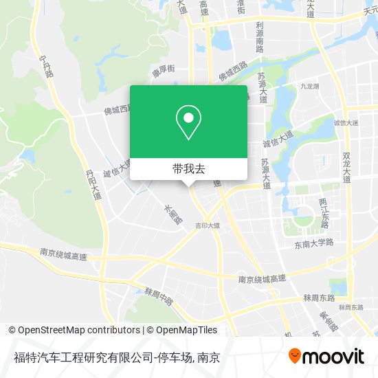 福特汽车工程研究有限公司-停车场地图