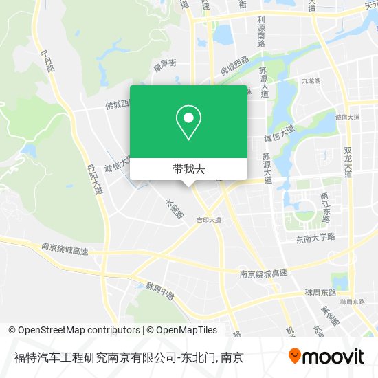 福特汽车工程研究南京有限公司-东北门地图