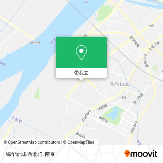锦华新城-西北门地图