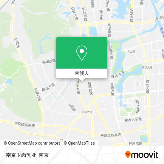南京卫岗乳业地图
