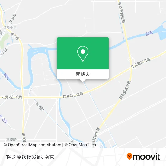 将龙冷饮批发部地图