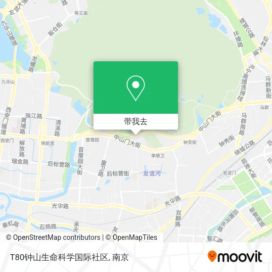 T80钟山生命科学国际社区地图