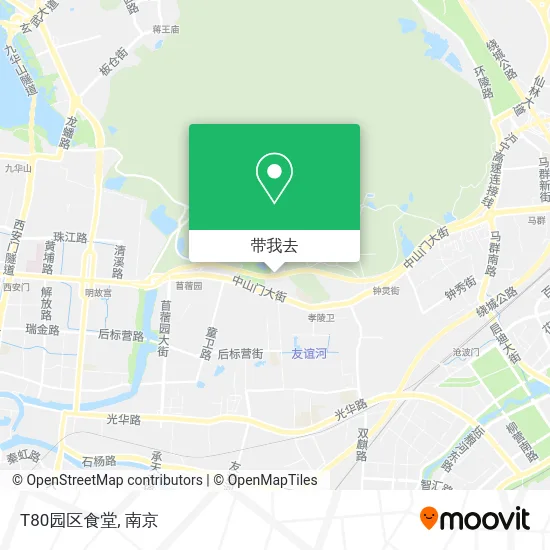T80园区食堂地图