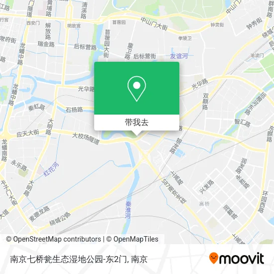 南京七桥瓮生态湿地公园-东2门地图