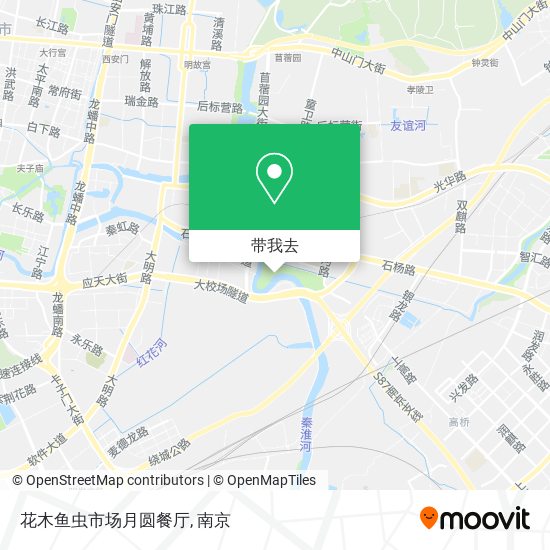 花木鱼虫市场月圆餐厅地图