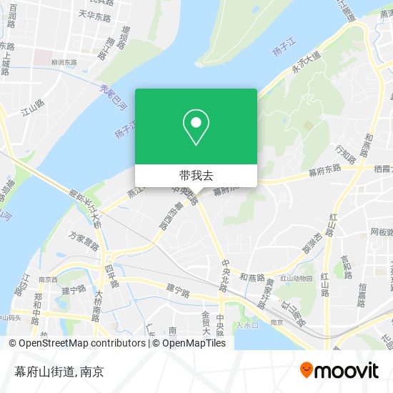 幕府山街道地图