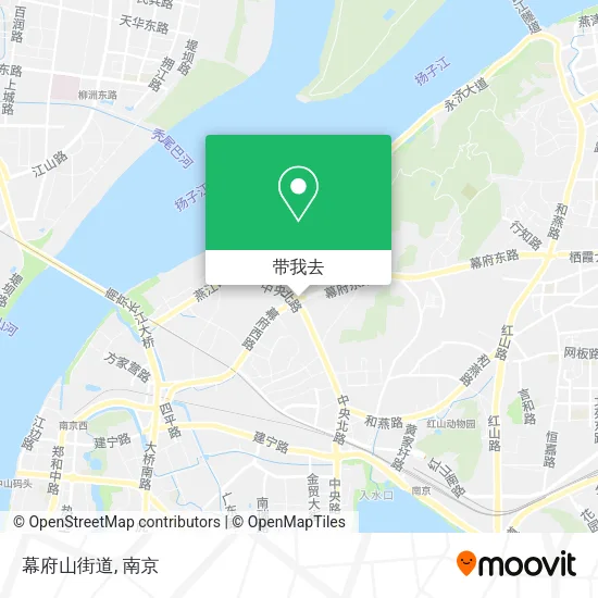 幕府山街道地图