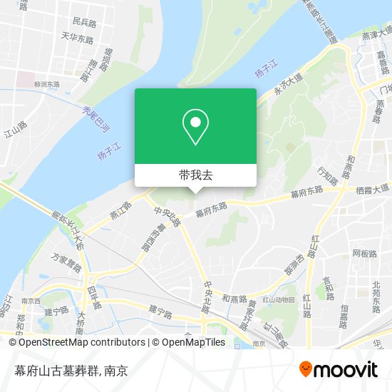 幕府山古墓葬群地图