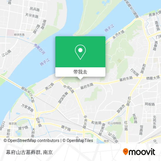 幕府山古墓葬群地图