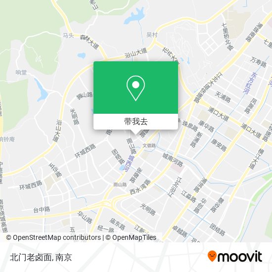 北门老卤面地图