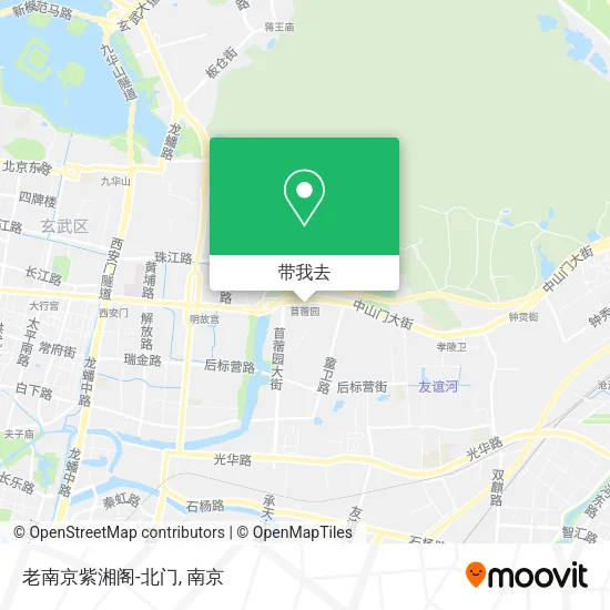老南京紫湘阁-北门地图